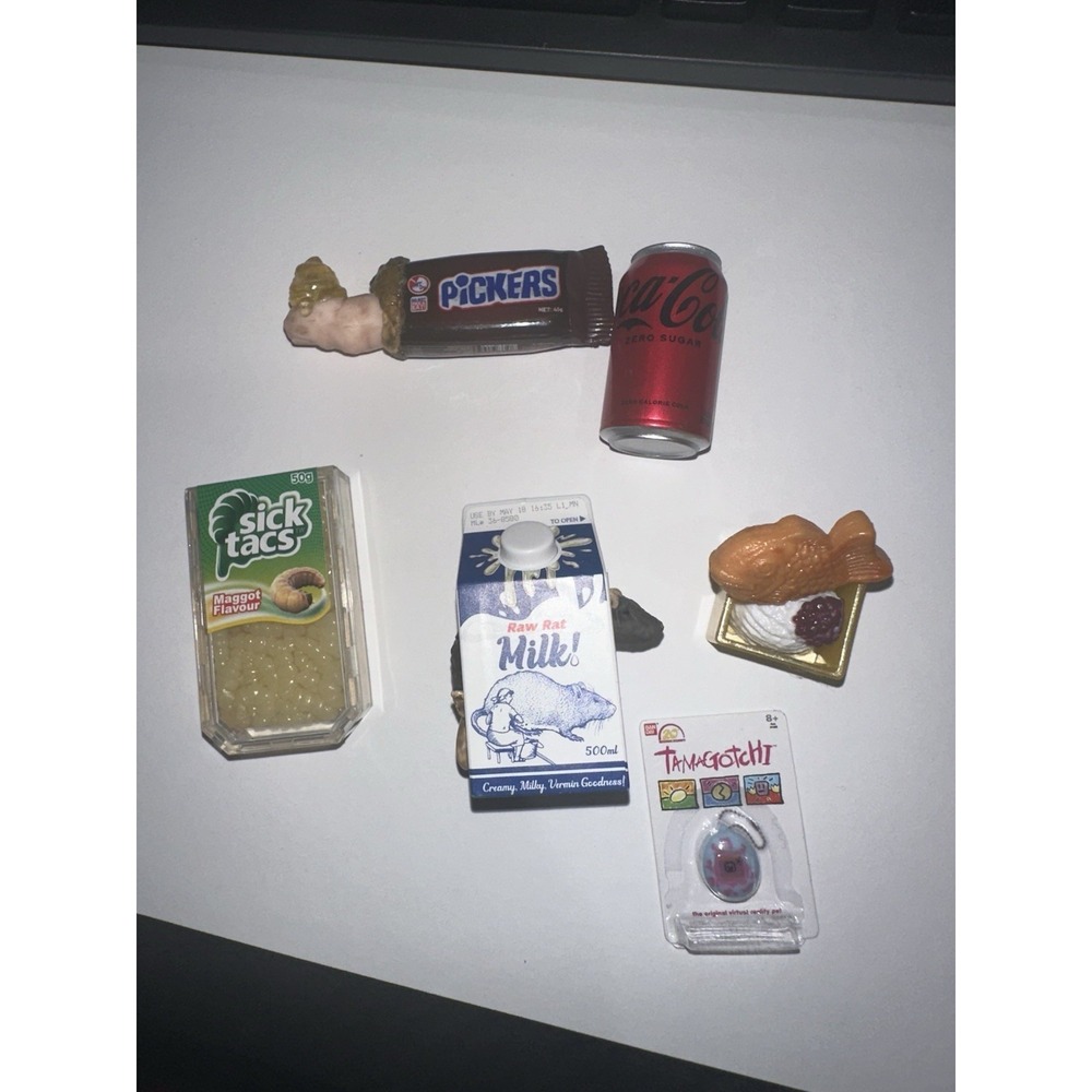 Lot of 6 Zuru 5 Surprise Mega Gross Mini Brands / Ultra rare ones mixed sick tac